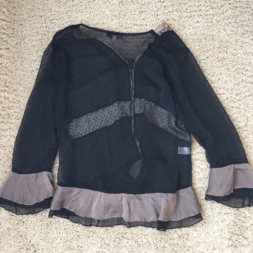 Young Essence sheer top